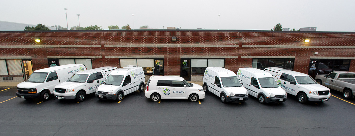 MediaTech Living service vans