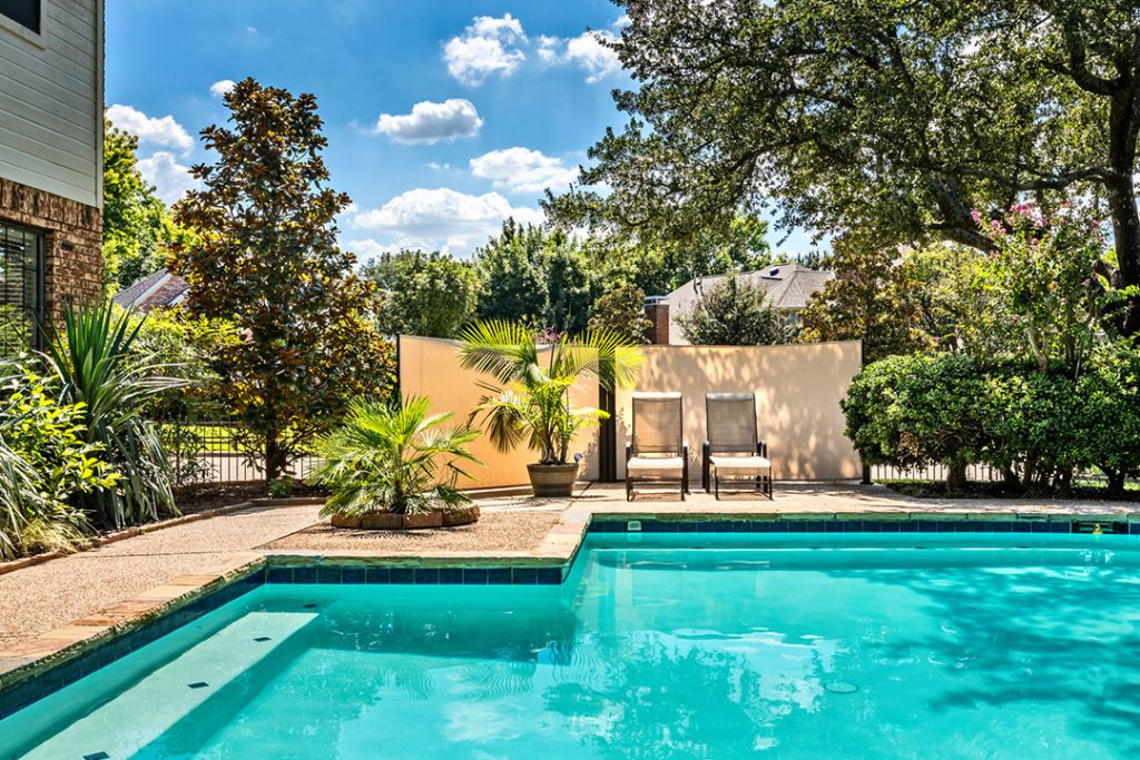 An outdoor pool.